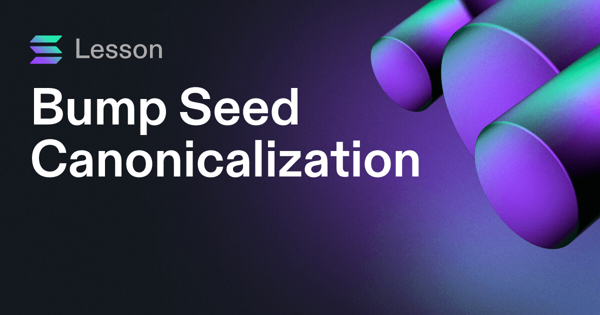 Bump Seed Canonicalization